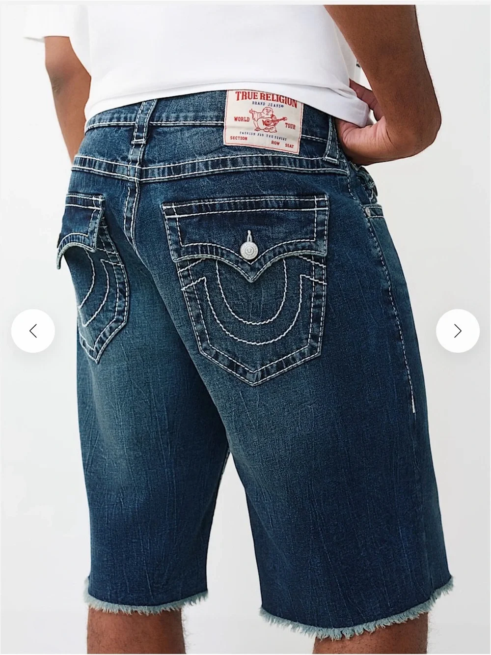 True Religion Jorts Jean Shorts Ricky 31